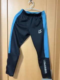 LUZ e SOMBRA ジャージパンツ ブラック×ブルー　150のサムネイル