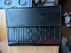Diesel ブラック 二つ折り財布