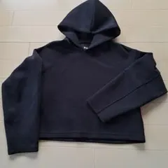 ユニクロドライソフトプルパーカー黒　S