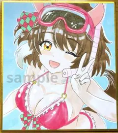 ウマ娘 ダンツフレーム ファンアート 手描きイラスト 画用紙 - メルカリ