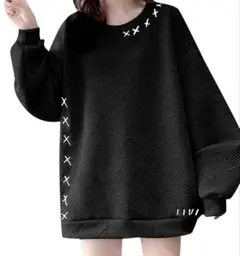 ブラック Lサイズ スウェット トレーナー