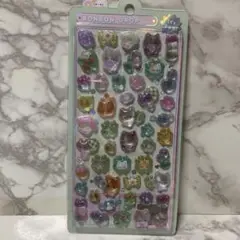 BON BON DROP SEAL 猫＆クローバー　ポンポンドロップシール