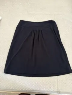 Leilian レリアン　13号　フレアスカート　ネイビー　オフィス　ストレッチのサムネイル