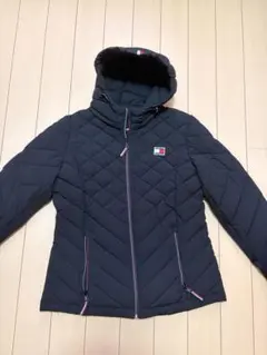 即日発送　トミーヒルフィガーTOMMY HILFIGERブラックダウンジャケット