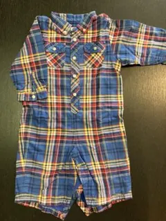 ラルフローレン ロンパース 70サイズ チェック柄