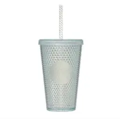 スタバ　ロゴコールドカップタンブラーバンピー 473ml