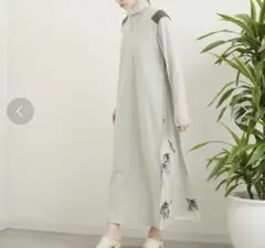 doll up oops ドールアップウップス サイドCATプリントワンピース