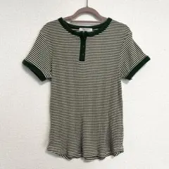 フリークスストア　ランダムリブボーダーヘンリーTシャツのサムネイル