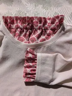 ハンドメイド　つけ襟＆付け袖　かんたん被るだけ