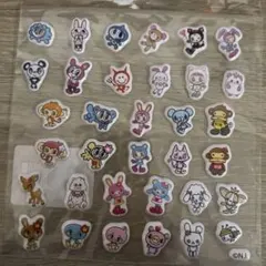 【正規品新品】ナルミヤキャラクターズ ぷっくりシール　袋付き