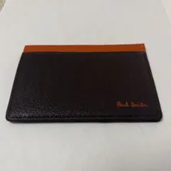 Paul Smith パスケース ブラック×オレンジ