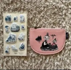 ムーミン コインケース ピンク