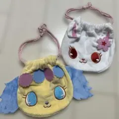 サンリオ　ジュエルペット　ふわふわ 巾着袋 2点セット