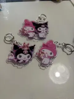 マイメロディ クロミアクリルキーホルダー 3個セット