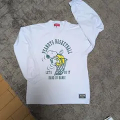 スヌーピー バスケットボール 長袖ウェア TXSサイズ