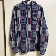 Back Channel バックチャンネル チェックシャツ パーカー Mサイズ