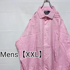 J89【US輸入】ラルフローレン　長袖シャツ【メンズXXL】ピンク