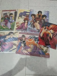 るろうに剣心　旧アニメ　原作　下敷き　クリアファイル