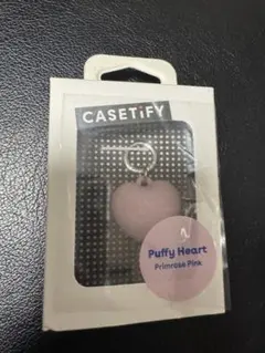 ケースティファイ casetify ハート チャーム ピンク
