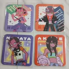 ミルキーサブウェイ アカネ カナタ 4種 ラウンドワン コースターのサムネイル