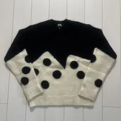 macmahon knitting mills陰陽ニットセーター ベージュ - メルカリ
