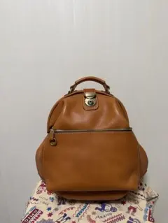 美品⭐︎Lily リリー レッセフェール がま口 リュック 本革 日本製 