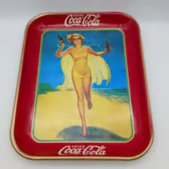 激レア！ Coca-Cola コカ・コーラ ヴィンテージ トレー トレイ グッズのサムネイル
