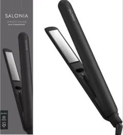 SALONIA SMOOTH SHINE ヘアストレートナー ブラック