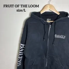 FRUIT OF THE LOOM ジップアップパーカー スウェット