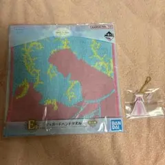 ディズニー　プリンセス ハンドタオル チャーム付き　オーロラ　一番くじ