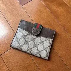 257ヴィンテージ　GUCCI GGパターン 二つ折り財布