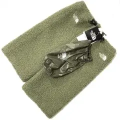 新品 ノースフェイス ハイク HYKE ボア レッグウォーマー オリーブ カーキ