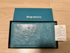 drug store's ターコイズブルー　長財布