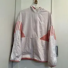 adidas ウィンドブレーカー フーディー ピンク Mのサムネイル