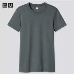 ユニクロ　クルーネックtシャツ 半袖　オリーブ　Sサイズ