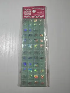 平成レトロ デコレーションタイルシール キラキラ 数字 可愛い レア 当時物