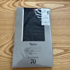 タビオ 靴下屋 70デニール タイツ ブラック