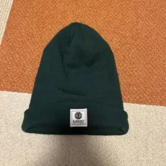 ELEMENT ニット帽 ビーニー ダークグリーン