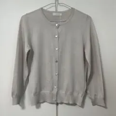 [新品] TRUDEA クルーネックカーディガン ベージュ 長袖