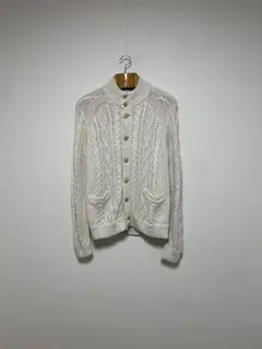 Polo Ralph Lauren アランニット カーディガン ホワイト