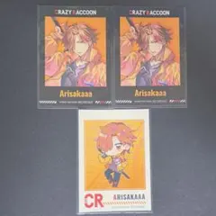 CrazyRaccoon CR×GIGOコラボ ありさか チェキ風カード