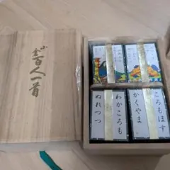 未使用 大石天狗堂 小倉百人一首 特上 桐箱入 - メルカリ