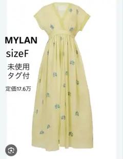 マイラン 24SS Embroidery Tunic Dress ワンピース