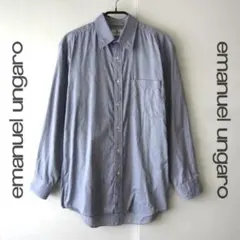 美品　emanuel ungaro／ウンガロ★　ストライプ柄　長袖シャツのサムネイル