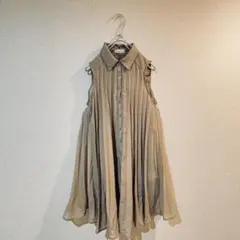 ehyphen world gallery｜ノースリー プリーツ シアーブラウス