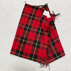 UNIQLO JW ANDERSON チェック ラップスカート　W61