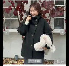 しまむら OMI ブークレジャケット ブラック Mサイズ