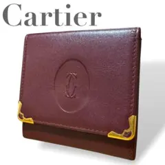Cartier カルティエ マストライン 4連キーケース ボルドー ゴールド