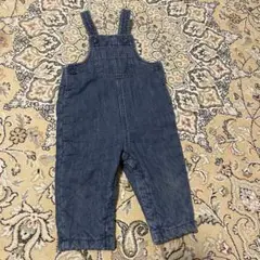 GAP ベビー　サロペット　キルト　ジーンズ　シンプル　ギャップ