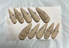 クロムネイル、ワンカラーネイル、ロングネイル、 ピアスネイル、現品のみ